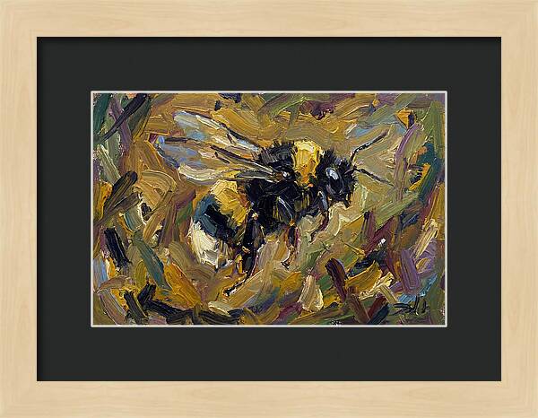 Bumblebee Among Blossoms