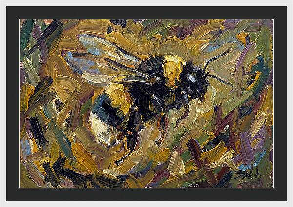Bumblebee Among Blossoms