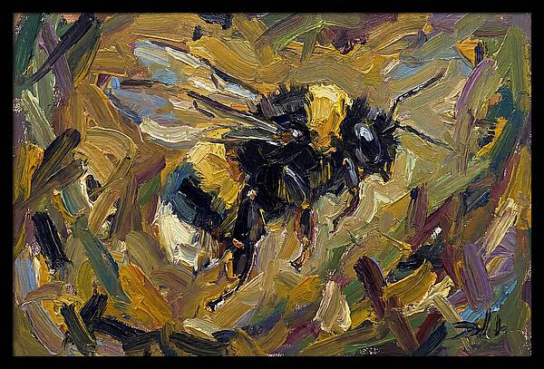 Bumblebee Among Blossoms