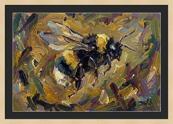 Bumblebee Among Blossoms