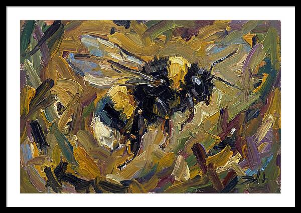 Bumblebee Among Blossoms