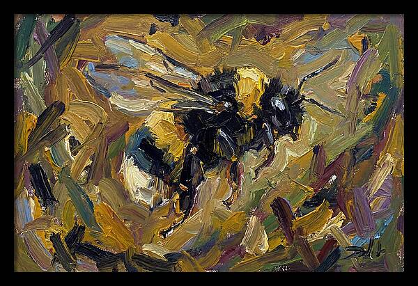 Bumblebee Among Blossoms
