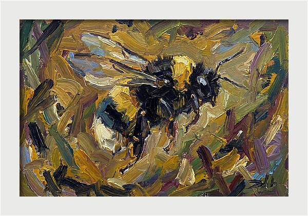 Bumblebee Among Blossoms