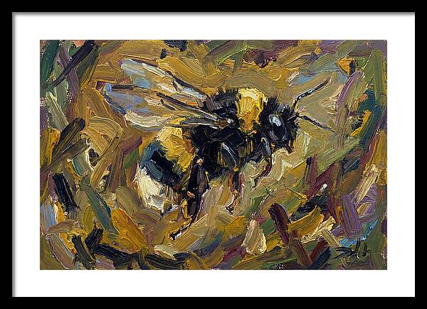 Bumblebee Among Blossoms