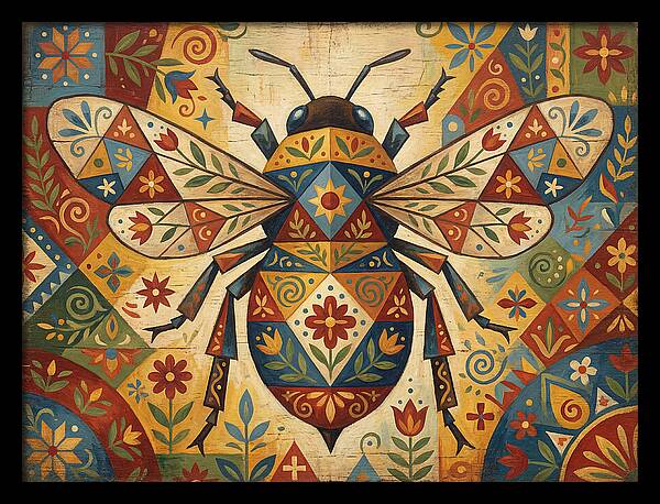 Bumblebee Folk Art