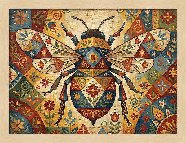 Bumblebee Folk Art