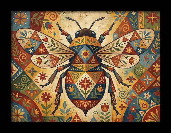 Bumblebee Folk Art
