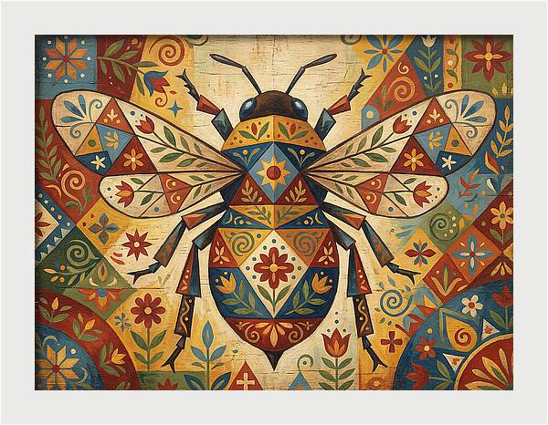 Bumblebee Folk Art