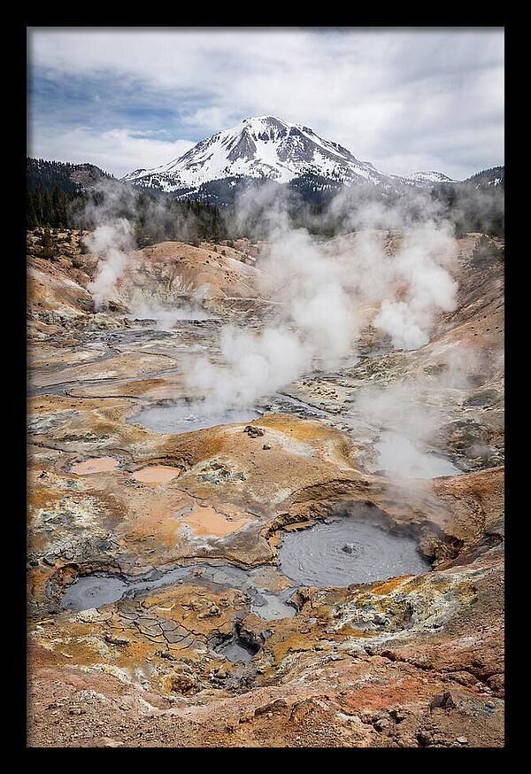 Bumpass Hell Geothermal Landscape
