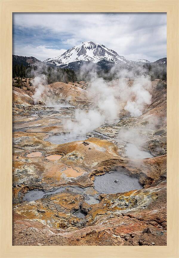 Bumpass Hell Geothermal Landscape
