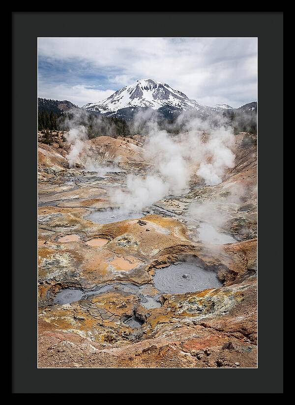 Bumpass Hell Geothermal Landscape