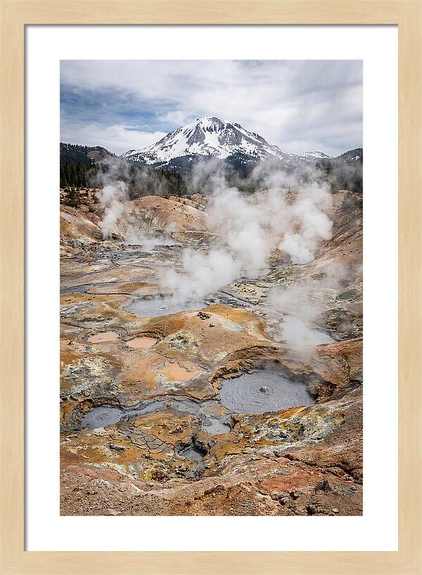 Bumpass Hell Geothermal Landscape