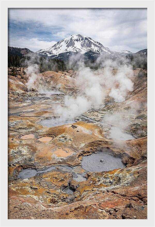 Bumpass Hell Geothermal Landscape