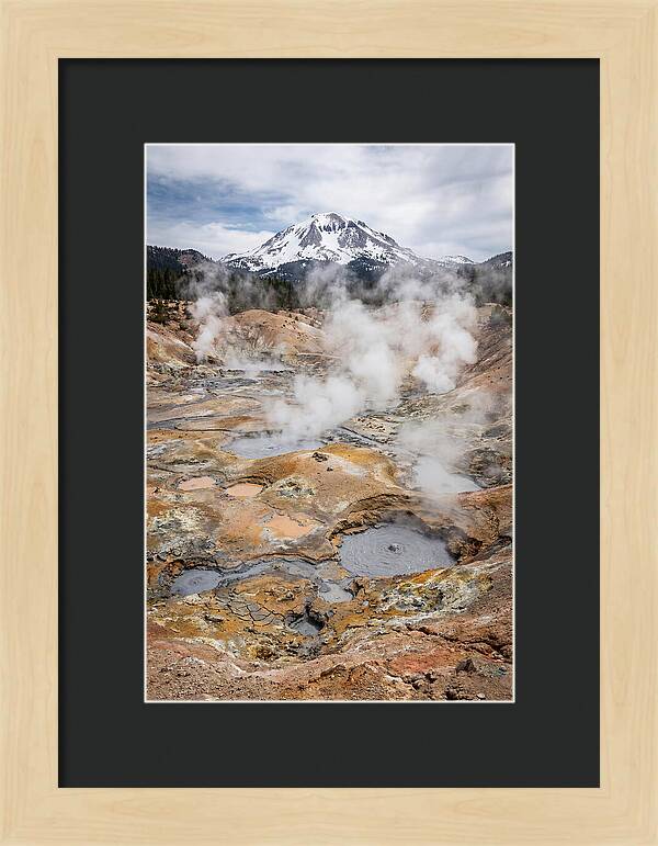Bumpass Hell Geothermal Landscape