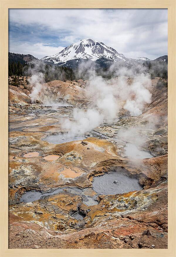 Bumpass Hell Geothermal Landscape