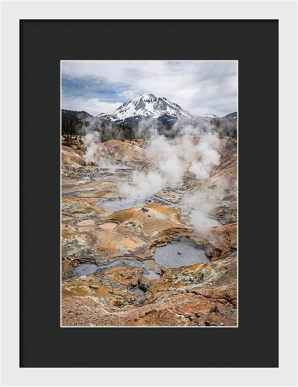 Bumpass Hell Geothermal Landscape