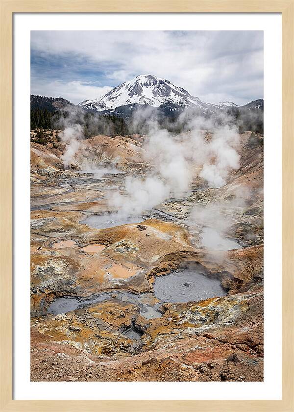 Bumpass Hell Geothermal Landscape