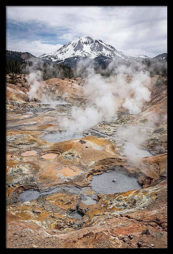 Bumpass Hell Geothermal Landscape
