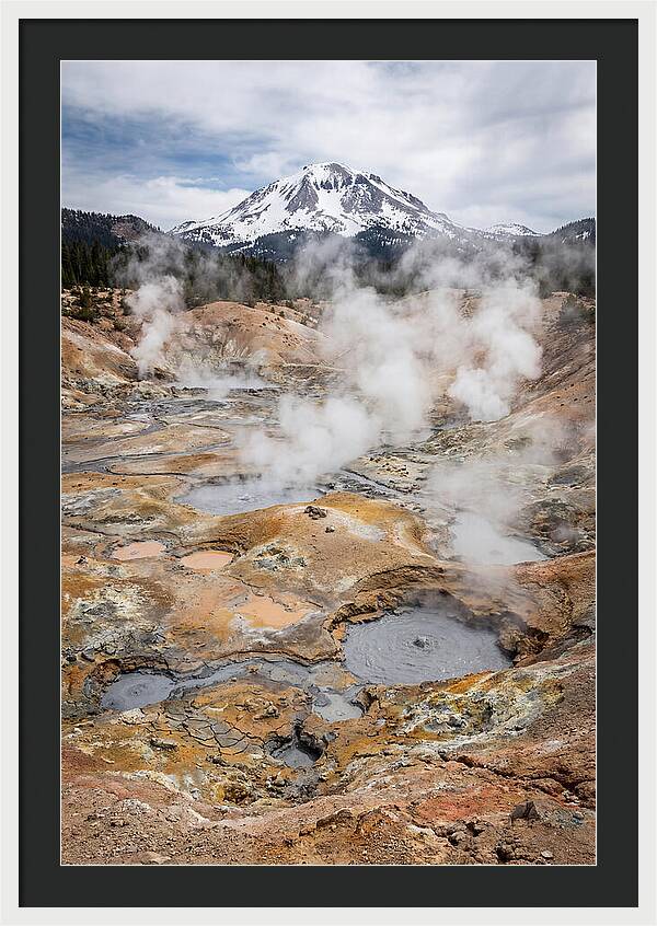 Bumpass Hell Geothermal Landscape