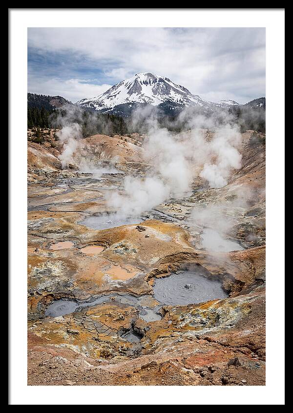 Bumpass Hell Geothermal Landscape