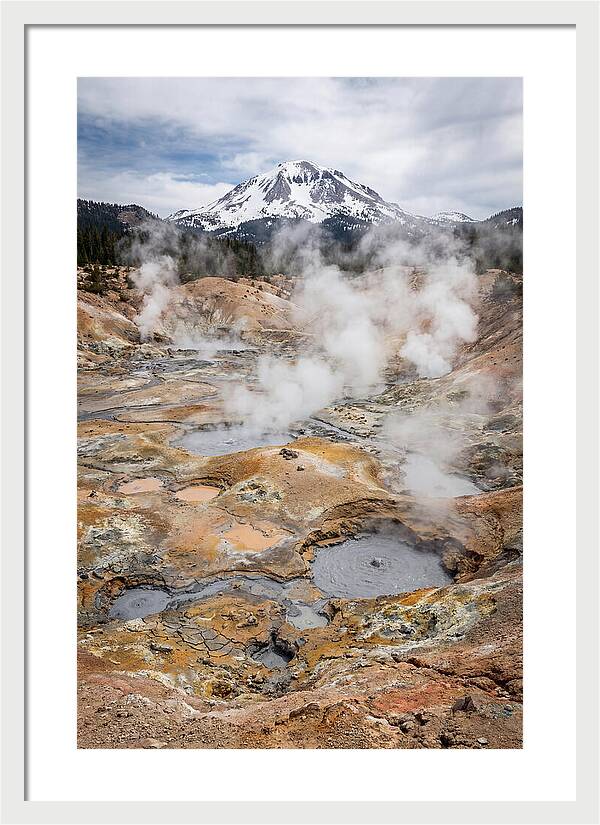 Bumpass Hell Geothermal Landscape