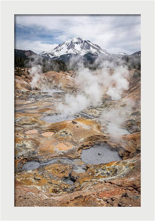 Bumpass Hell Geothermal Landscape