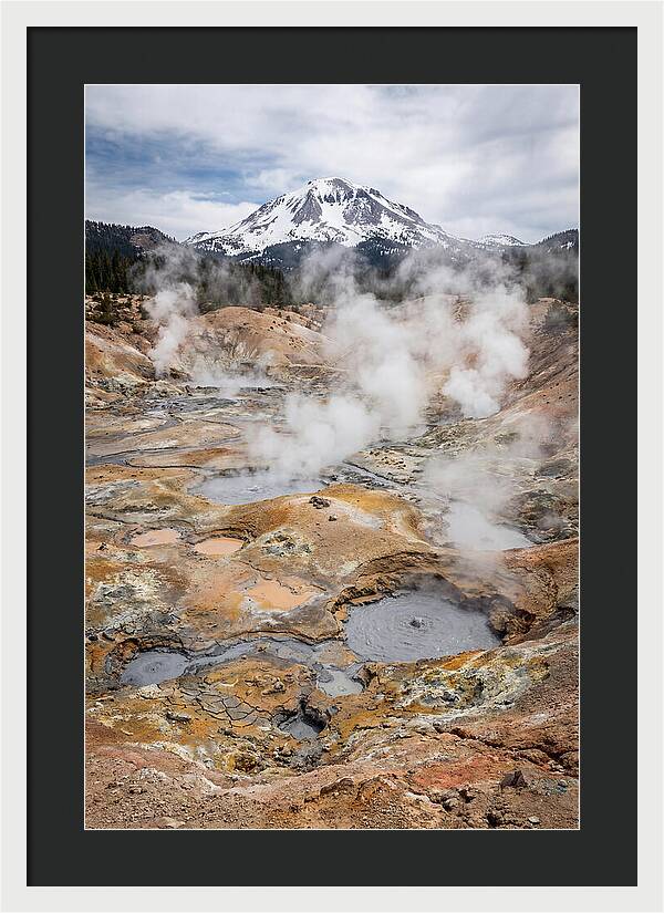 Bumpass Hell Geothermal Landscape