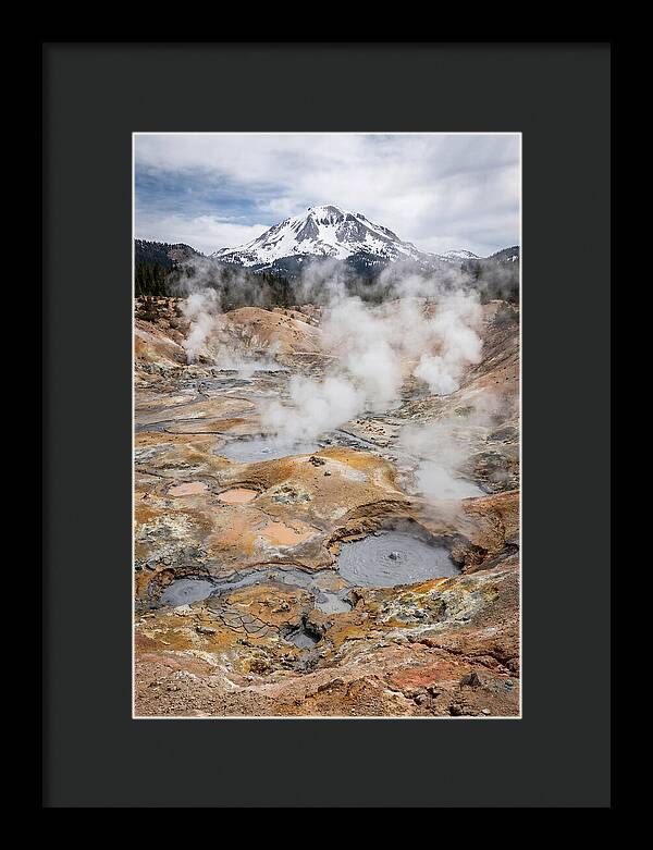 Bumpass Hell Geothermal Landscape