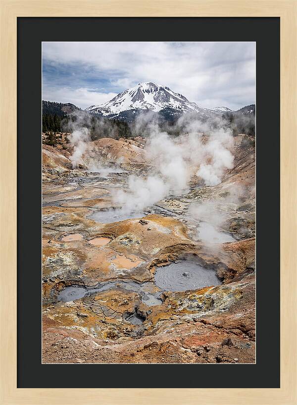 Bumpass Hell Geothermal Landscape
