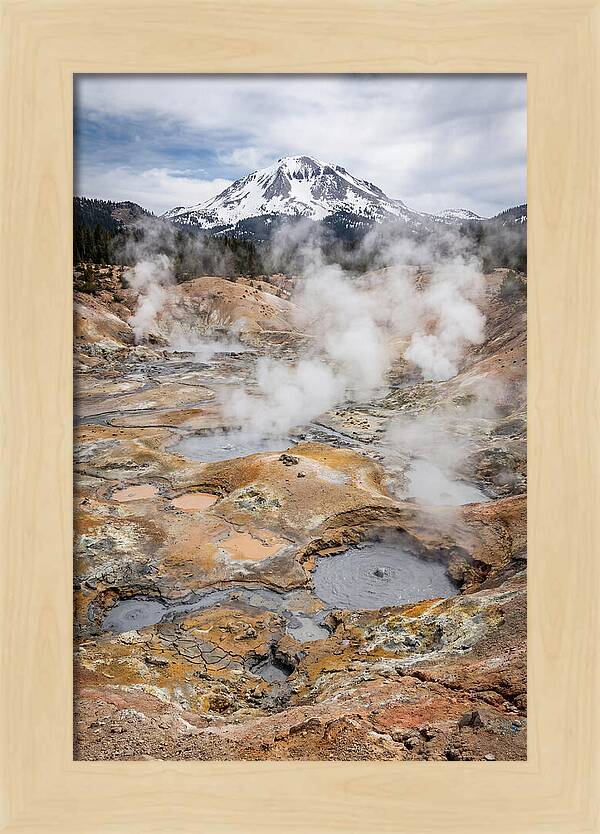 Bumpass Hell Geothermal Landscape