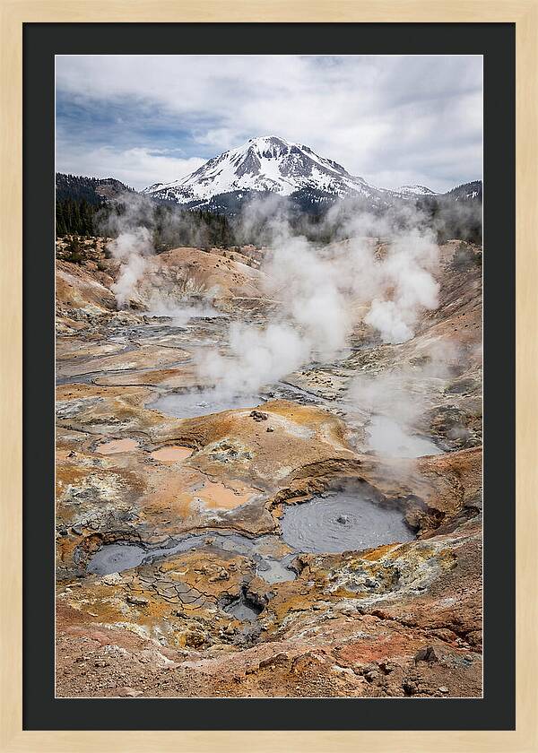 Bumpass Hell Geothermal Landscape
