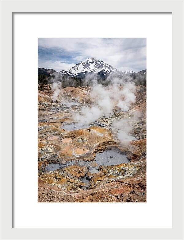 Bumpass Hell Geothermal Landscape