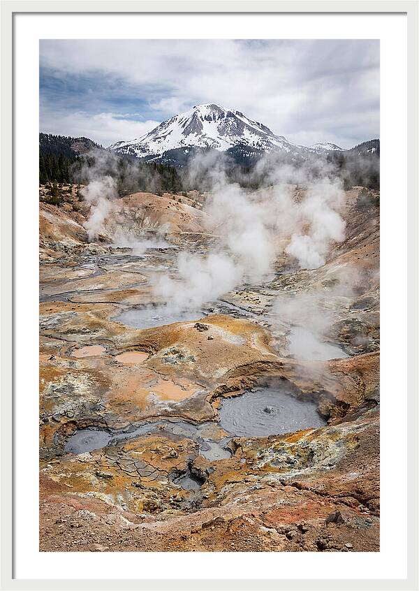 Bumpass Hell Geothermal Landscape