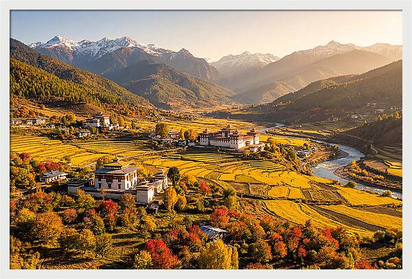 Bumthang Valley In Autumn