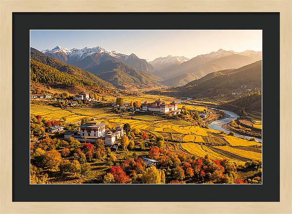 Bumthang Valley In Autumn
