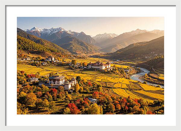 Bumthang Valley In Autumn