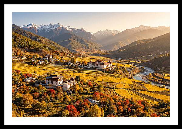 Bumthang Valley In Autumn