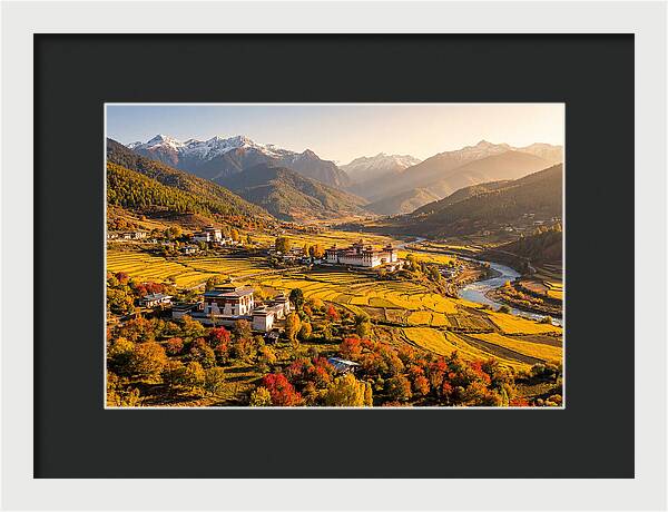Bumthang Valley In Autumn