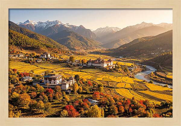 Bumthang Valley In Autumn
