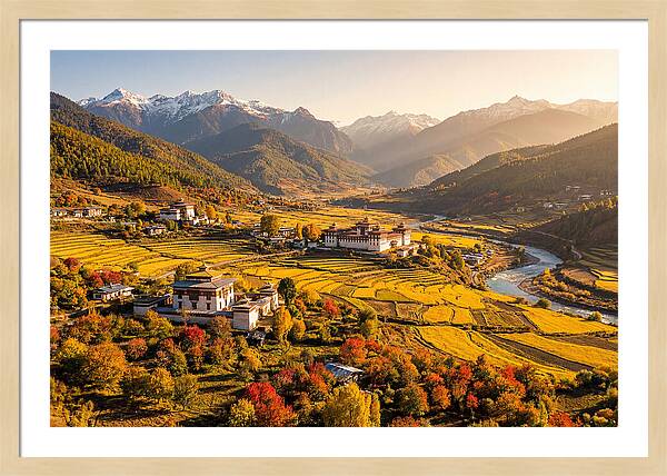 Bumthang Valley In Autumn