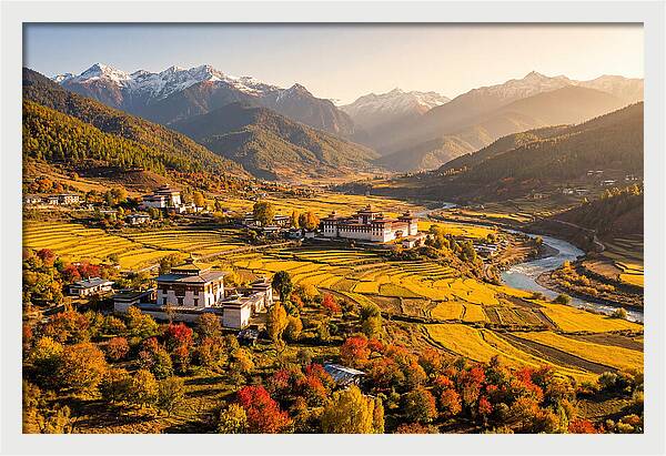 Bumthang Valley In Autumn