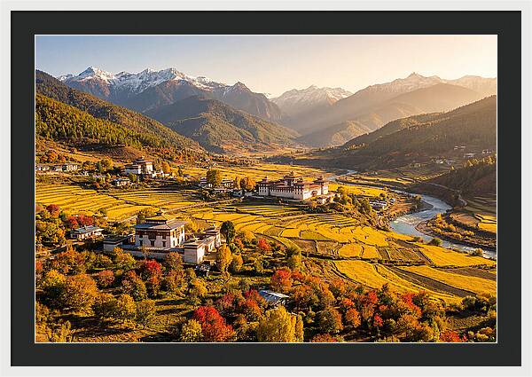 Bumthang Valley In Autumn