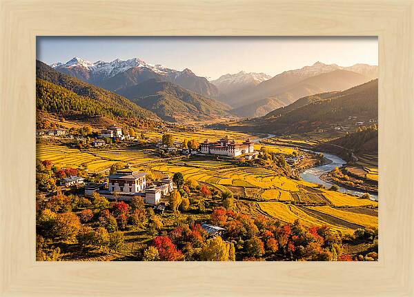 Bumthang Valley In Autumn