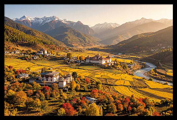 Bumthang Valley In Autumn
