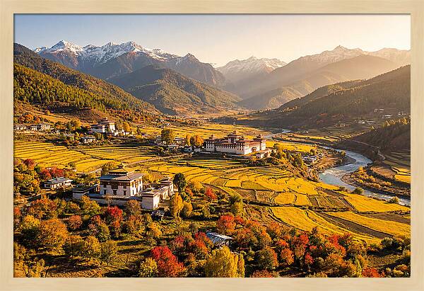 Bumthang Valley In Autumn