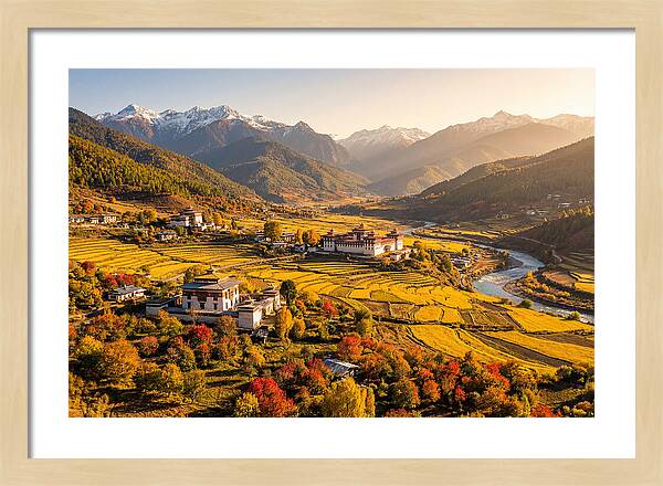 Bumthang Valley In Autumn
