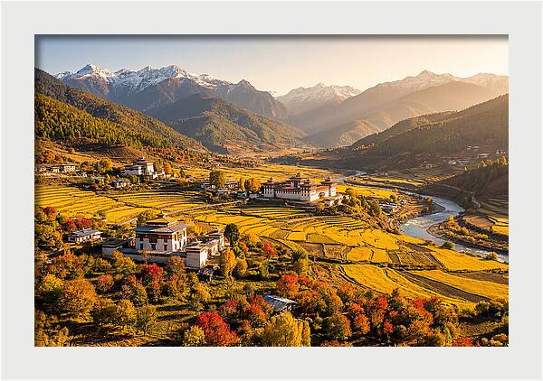 Bumthang Valley In Autumn