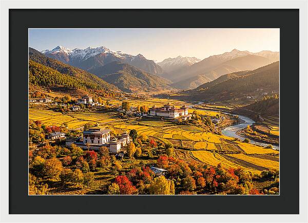 Bumthang Valley In Autumn