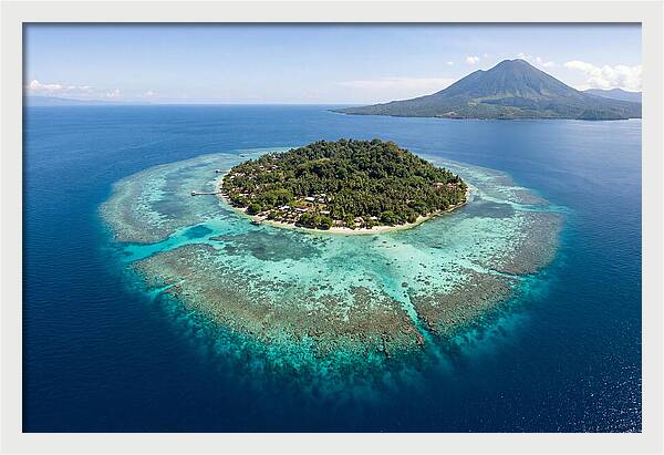 Bunaken Island Aerial View