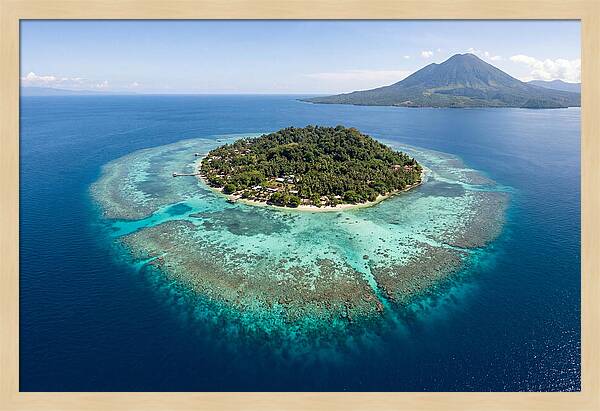 Bunaken Island Aerial View